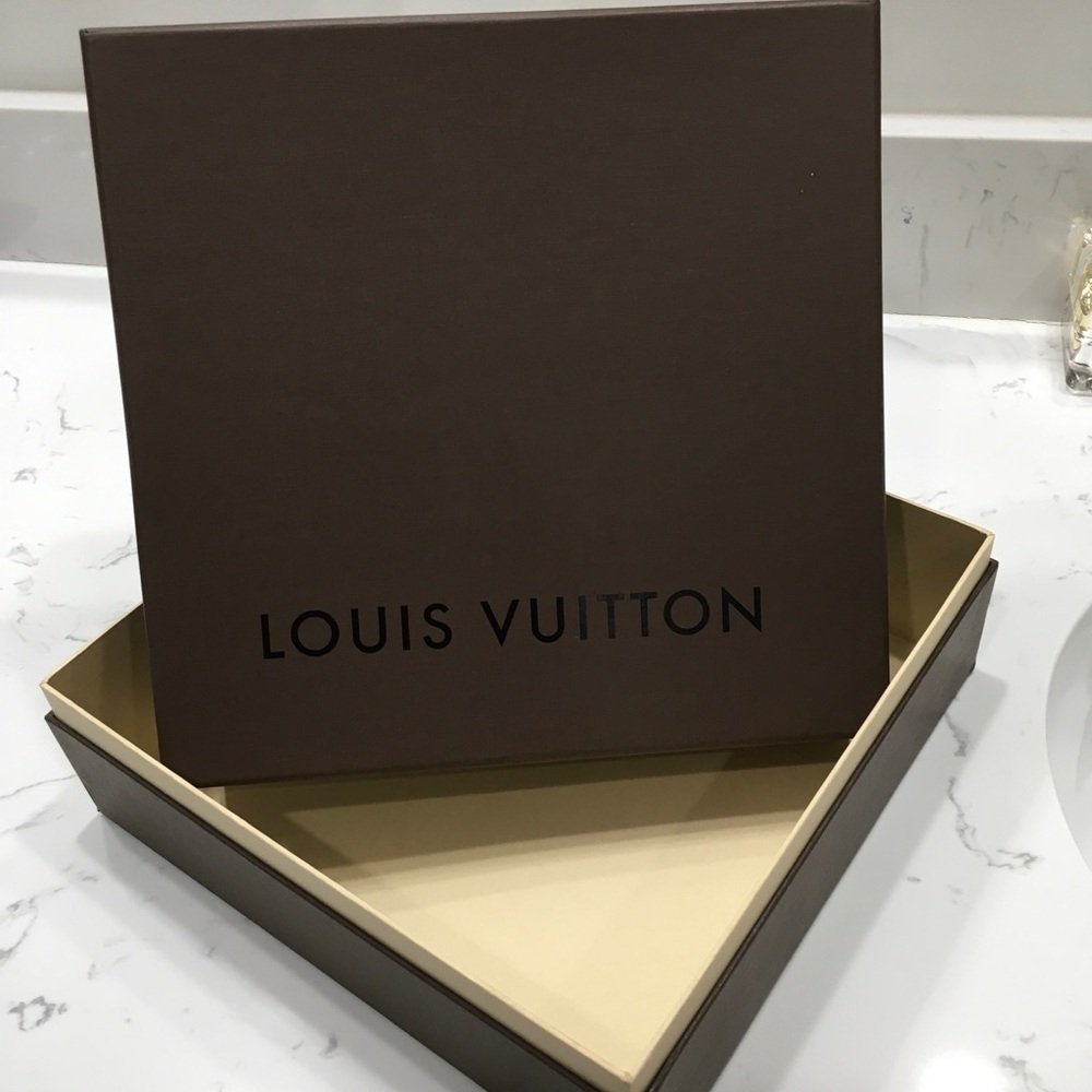 Louis Vuitton Brown and Cream Luxury Accessory Box